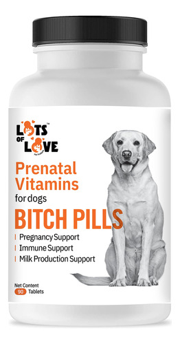 Bitch Pills - Vitaminas Prenatales Para Perros 90 Tabletas