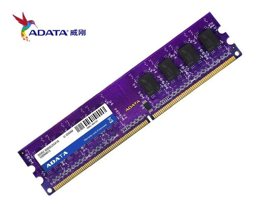 Imagen 1 de 7 de Memoria Ram Ddr2 2gb Adata 800mhz New Pack De 4 Piezas