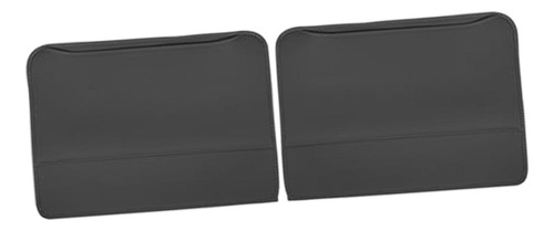 2x Alfombrillas Para Respaldo De Asiento Protector De Negro