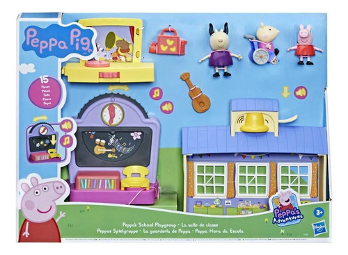 La Guarderia De Peppa Pig Con Accesorios Original Hasbro 