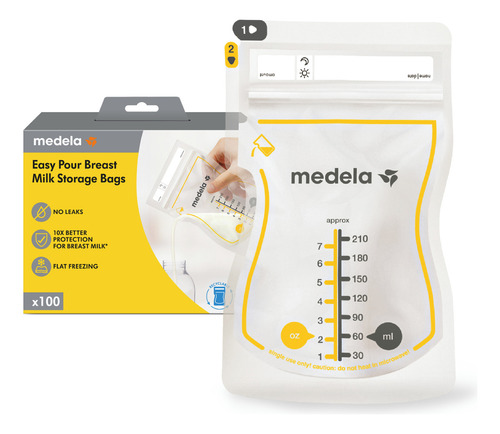 Bolsas Para Leche Materna Easy Pour 100pzs Medela