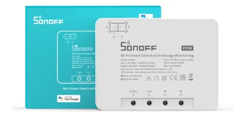 Interruptor Wifi con medición de energía Sonoff Pow R3 de 25a