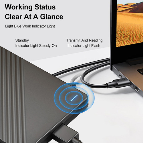 Usb 3.0 Ssd Portátil Con 5 Gbps Para Pc Y Dispositivos Andro