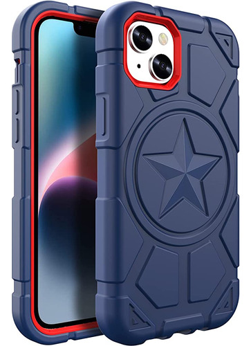 Funda Para Phone 14 Plus- Diseño Capitan America Resistente