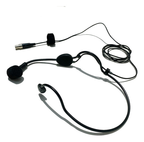 Microfone Hedset Para Canto Profissional Akg Mini Taf3p Cor Preto