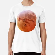 Comprar Remera T-rex En La Luna - Dinosaurios En La Luna Algodon Pre