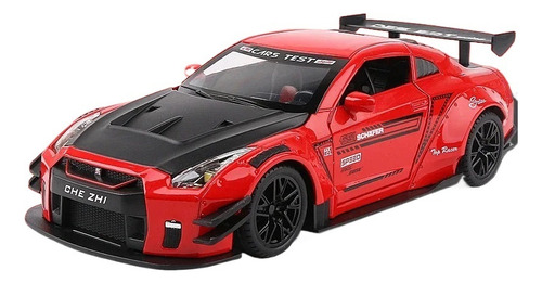 1:24 Skyline Ares Nissan Gtr R34 R35 Liga Modelo De Carro