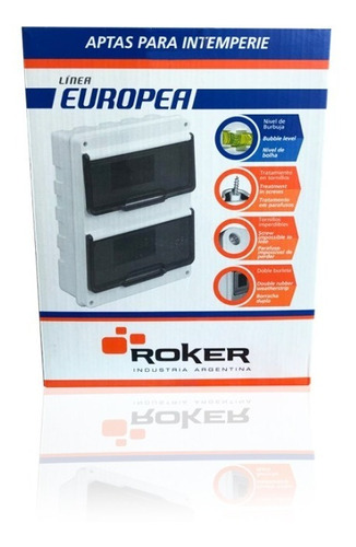 Caja Roker Para Termicas 18 Mod Embutir Europea Ip55 Pre 274
