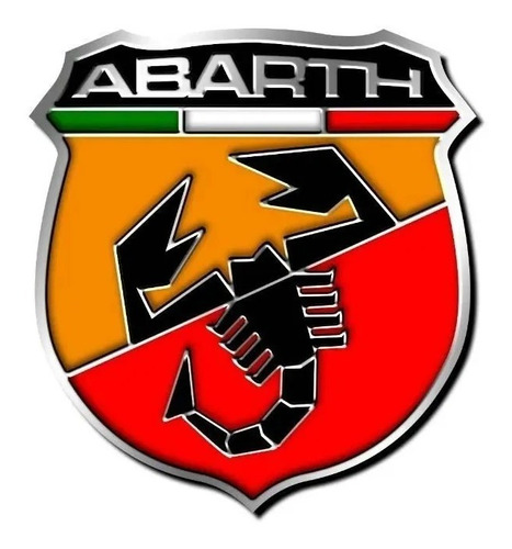 Par Emblema Escudo Abarth