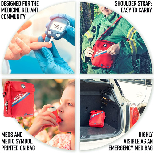 Pracmedic Bags Medicine Bag- First Aid Bags Empty- Epipen Ca