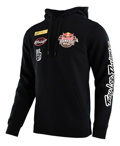 Sudadera Troy Lee Designs Hoodie Redbull Rampage Lockup Blk