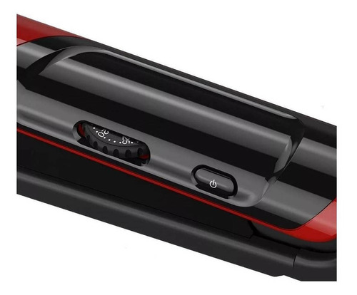 Plancha de cabello Remington Silk Ceramic Slim S9610 negra y roja con placas de cerámica 120V