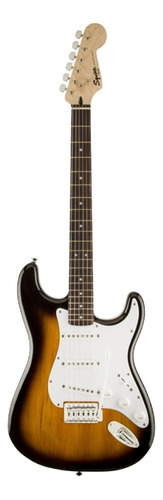 Guitarra eléctrica Squier by Fender Strat with Tremolo stratocaster de álamo brown sunburst brillante con diapasón de laurel