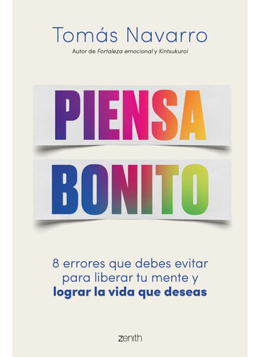 Libro Piensa Bonito - Tomás Navarro
