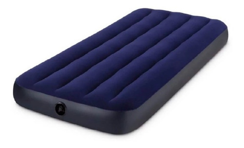 Colchão inflável Intex 64756  cor azul hasta 130kg de  76cm x 1.91cm x 25cm