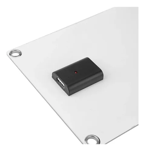 Placa De Carga De Teléfono Móvil Con Panel Solar De 6w 5v