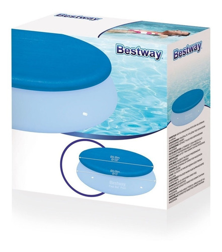 Cobertor Piletas Bestway 4,57 M Para Aro Inflable Fast Set