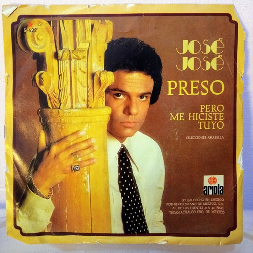 José José Preso Vinilo Ep 45 Rpm