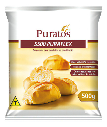 Melhorador/reforçador De Farinha S500 Puraflex 500g- Puratos