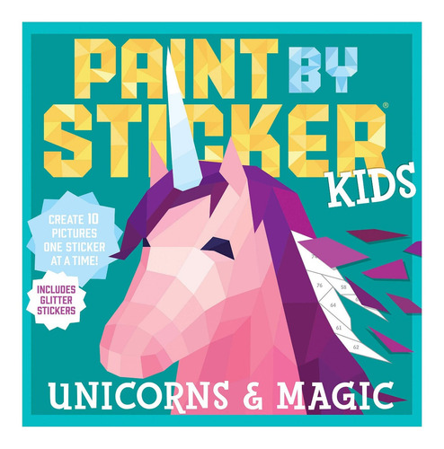 Pinta Con Estampas Unicornio Libro Infantil Paint By Sticker