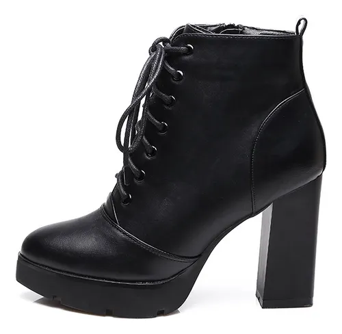 Botas de tacon cortas hot sale