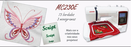 Maquina Janome Modelo Mc 230e Nova Com Nota Fiscal