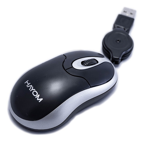 Mouse Retratil Usb Office Notebook Computador Hayom Mu2915