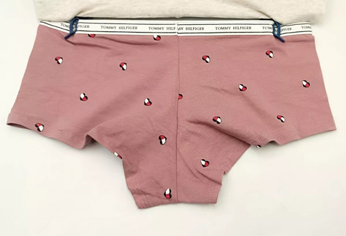 Paquete 5 Boxer Boyshort Tommy Hilfiger Mujer Originales