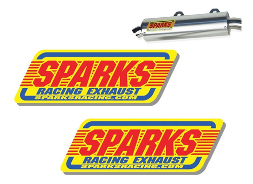 Kit 2 Calcos Gráfica Escape Sparks - Alta Temperatura