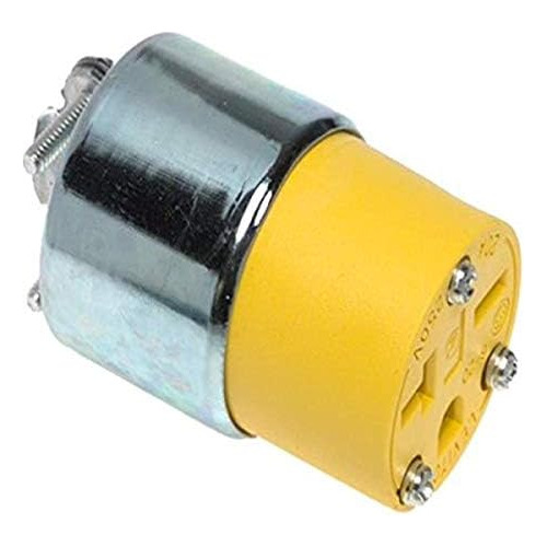 620ca Armored Connector, 20-amp, 250-volt, 2-pole, 3-wi...