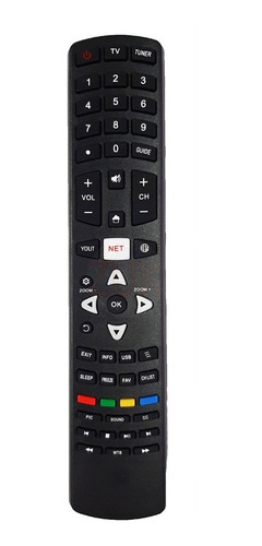 Control Remoto Tv Hitachi Le32smart10 Le32smart11 Netfli Zuk