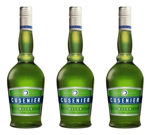 comprar Licor De Melon Cusenier 700 Ml Botella X3 - Fullescabio