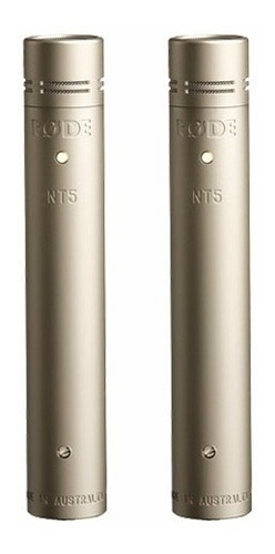 Rode Nt5-mp Par Microfonos Estereo Condensador Apareados Vivo Estudio Instrumentos Acusticos Bateria + Paraviento Valija