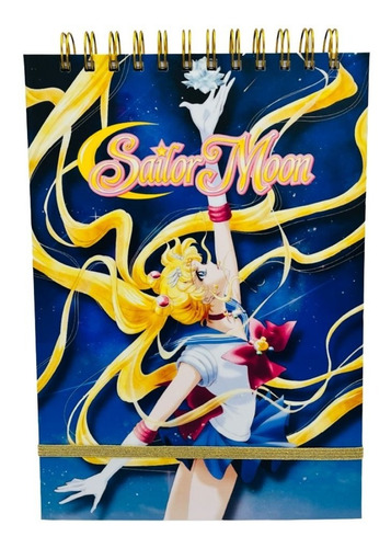 Croquera B5 100 Hojas Lisas Blancas Serena Sailor Moon