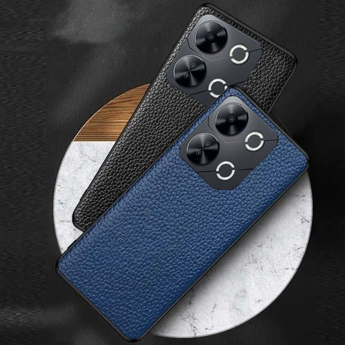 Zt Funda Para Itel P65 Silicona Litchi Textura+mica