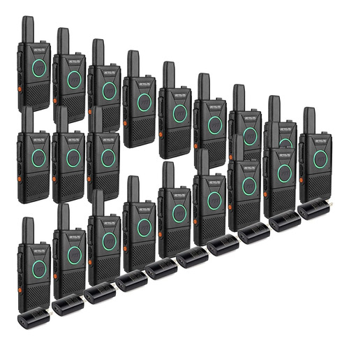 Retevis Rt18 Dual Ptt Radio De 2 Vías, Walkie Talkies Para A