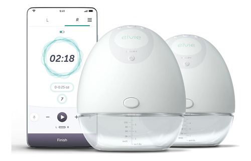 Elvie Extractor De Leche Doble, Portátil Con Aplicación
