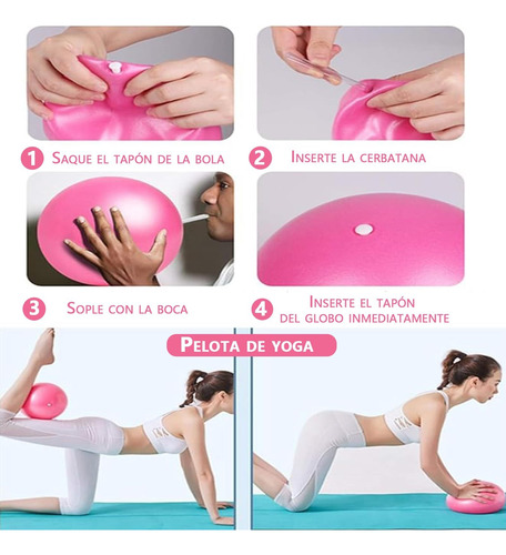 Pilates Kit 5 En 1, Kit Pilates Casa, Con Aro De Pilates,