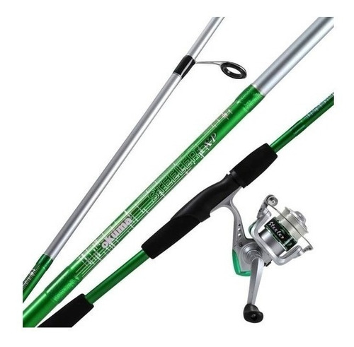 Caña Okuma Steeler Combo Caña + Reel + Tanza 1,65 Mts Bentan