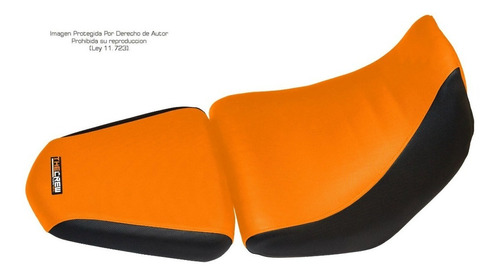 Funda Asiento Corven Triax 250 Touring Doble Tg Naranja Crew