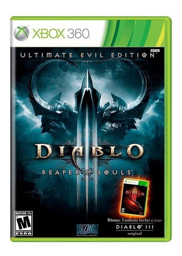 Diablo III: Reaper of Souls  Diablo III Ultimate Evil Edition Blizzard Entertainment Xbox 360 Físico
