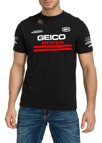 Polera Honda Geico Racing Hrc Cbr