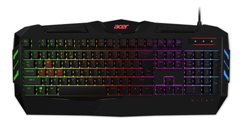 Teclado Gamer Con Iluminación Acer Nitro 19 Teclas Anti-ghos