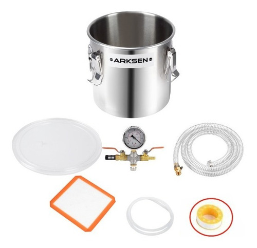 Imagen 2 de 2 de Camara De Vacio 5gl, Para Desgascificar Silicona Y Resinas