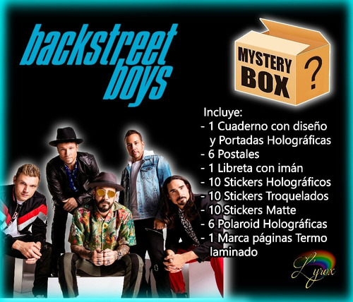 Caja Misteriosa Backstreet Boys Mystery Box Envío Gratis