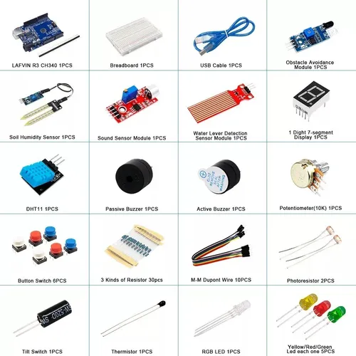 Kit Inicio Uno R3 Compatible Arduino Ide Tutorial