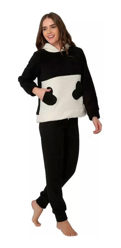 Pijama Para Dama Panda Tela Polar Super Calientita Y Suave 