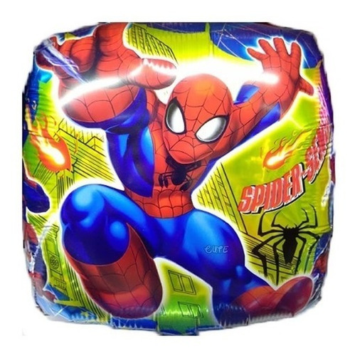 10globos Metalicos  Feliz Cumple Años , Spaiderman