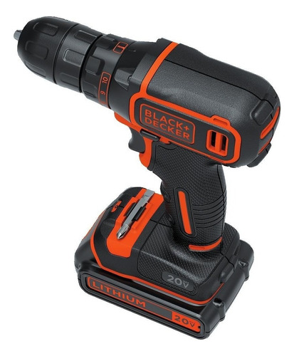 Black Decker 20v Max Litio Taladro Atornillador Inalambrico