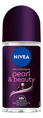 Nivea Deo Roll On Pearl & Beuty Black X 50 Ml Pack X 2
